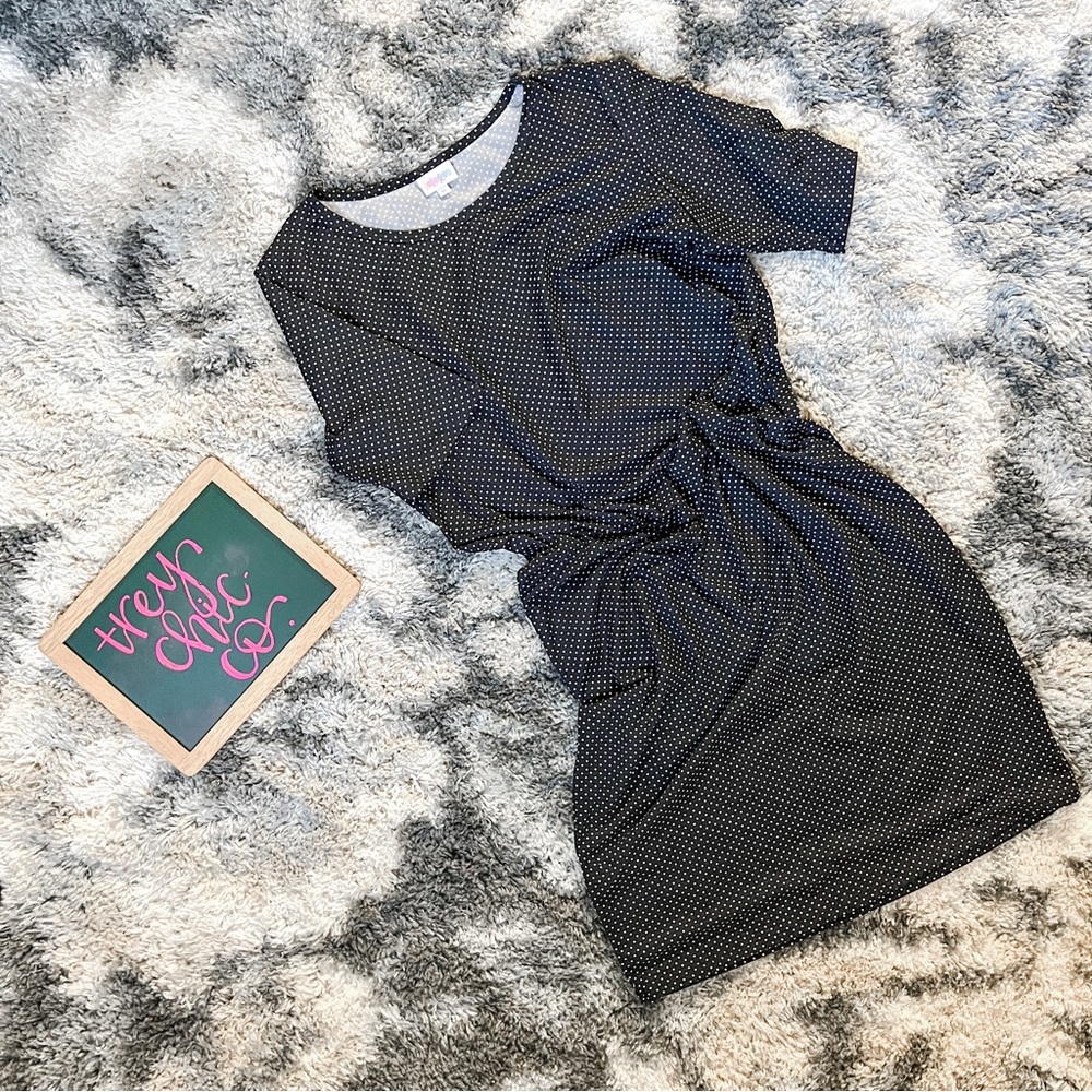 Black & White Polka Dot Lularoe Julia Dress